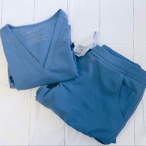 Figs Dark Harbor Scrub Set XS